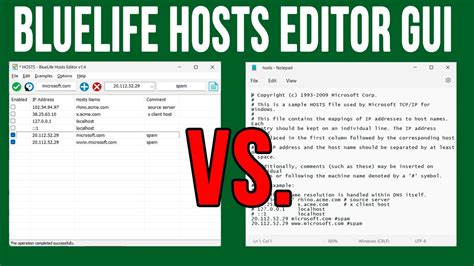 BlueLife Hosts Editor 